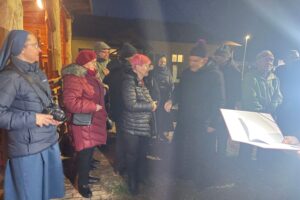 21.12.2024. Sandomierz. Żywa szopka / Fot. Grażyna Szlęzak - Radio Kielce