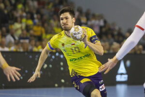 04.12.2024. Kielce. Mecz 10. kolejki Ligi Mistrzów: Industria Kielce - Kolstad Handball / Fot. Wiktor Taszłow - Radio Kielce