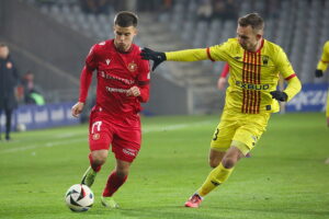 04.12.2024. Kielce. Mecz 1/8 finału Pucharu Polski Korona Kielce - Widzew Łódz / Fot. Wiktor Taszłow - Radio Kielce