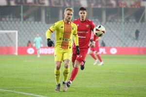 04.12.2024. Kielce. Mecz 1/8 finału Pucharu Polski Korona Kielce - Widzew Łódz / Fot. Wiktor Taszłow - Radio Kielce