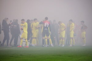 04.12.2024. Kielce. Mecz 1/8 finału Pucharu Polski Korona Kielce - Widzew Łódz / Fot. Wiktor Taszłow - Radio Kielce