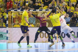 04.12.2024. Kielce. Mecz 10. kolejki Ligi Mistrzów: Industria Kielce - Kolstad Handball / Fot. Wiktor Taszłow - Radio Kielce