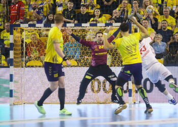 04.12.2024. Kielce. Mecz 10. kolejki Ligi Mistrzów: Industria Kielce - Kolstad Handball / Fot. Wiktor Taszłow - Radio Kielce