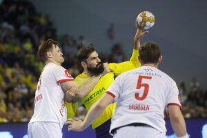 04.12.2024. Kielce. Mecz 10. kolejki Ligi Mistrzów: Industria Kielce - Kolstad Handball / Fot. Wiktor Taszłow - Radio Kielce