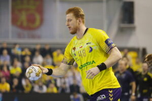 04.12.2024. Kielce. Mecz 10. kolejki Ligi Mistrzów: Industria Kielce - Kolstad Handball / Fot. Wiktor Taszłow - Radio Kielce