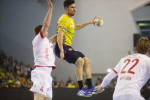 04.12.2024. Kielce. Mecz 10. kolejki Ligi Mistrzów: Industria Kielce - Kolstad Handball / Fot. Wiktor Taszłow - Radio Kielce