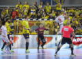 04.12.2024. Kielce. Mecz 10. kolejki Ligi Mistrzów: Industria Kielce - Kolstad Handball / Fot. Wiktor Taszłow - Radio Kielce