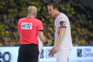 04.12.2024. Kielce. Mecz 10. kolejki Ligi Mistrzów: Industria Kielce - Kolstad Handball / Fot. Wiktor Taszłow - Radio Kielce