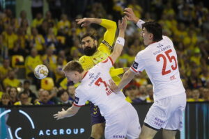 04.12.2024. Kielce. Mecz 10. kolejki Ligi Mistrzów: Industria Kielce - Kolstad Handball / Fot. Wiktor Taszłow - Radio Kielce