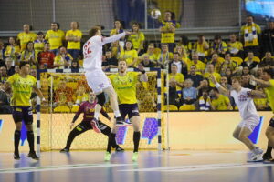 04.12.2024. Kielce. Mecz 10. kolejki Ligi Mistrzów: Industria Kielce - Kolstad Handball / Fot. Wiktor Taszłow - Radio Kielce