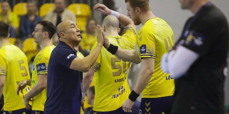 04.12.2024. Kielce. Mecz 10. kolejki Ligi Mistrzów: Industria Kielce - Kolstad Handball / Fot. Wiktor Taszłow - Radio Kielce