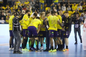 04.12.2024. Kielce. Mecz 10. kolejki Ligi Mistrzów: Industria Kielce - Kolstad Handball / Fot. Wiktor Taszłow - Radio Kielce