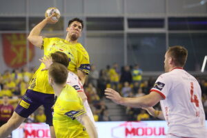 04.12.2024. Kielce. Mecz 10. kolejki Ligi Mistrzów: Industria Kielce - Kolstad Handball / Fot. Wiktor Taszłow - Radio Kielce