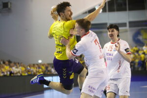 04.12.2024. Kielce. Mecz 10. kolejki Ligi Mistrzów: Industria Kielce - Kolstad Handball / Fot. Wiktor Taszłow - Radio Kielce