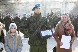 14.12.2024. Kielce. CPdMZ. Przysięga wojskowa / Fot. Wiktor Taszłow - Radio Kielce