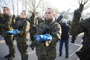 14.12.2024. Kielce. CPdMZ. Przysięga wojskowa / Fot. Wiktor Taszłow - Radio Kielce