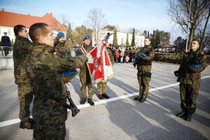 14.12.2024. Kielce. CPdMZ. Przysięga wojskowa / Fot. Wiktor Taszłow - Radio Kielce