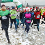 15.12.2024. Borków. Bieg Świąteczna Piątka z Morsowaniem / Fot. Wiktor Taszłow - Radio Kiece