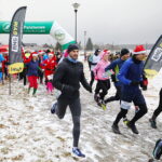 15.12.2024. Borków. Bieg Świąteczna Piątka z Morsowaniem / Fot. Wiktor Taszłow - Radio Kiece