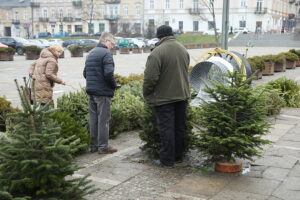 23.12.2024. Kielce. Plac Wolności. Choinki / Fot. Wiktor Taszłow - Radio Kielce