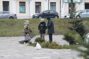 23.12.2024. Kielce. Plac Wolności. Choinki / Fot. Wiktor Taszłow - Radio Kielce