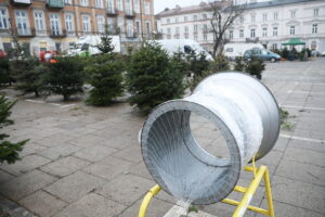 23.12.2024. Kielce. Plac Wolności. Choinki / Fot. Wiktor Taszłow - Radio Kielce