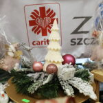 02.12.2024. Kielce. Kiermasz ozdób świątecznych przygotowanych przez niepełnosprawnych w Urzędzie Marszałkowskim / Fot. Wiktor Taszłow - Radio Kielce