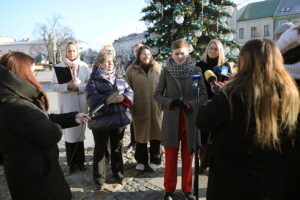 03.12.2024. Kielce. Konferencja na temat wydarzeń organizowanych przez miasto Kielce w okresie świąteczno-noworocznym / Fot. Wiktor Taszłow - Radio Kielce