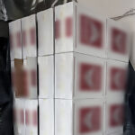 Kielce. Przejęcie papierosów z przemytu / Fot. CBŚP