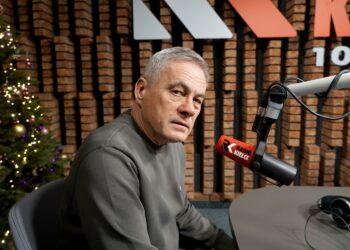 11.12.2024. Radio Kielce. Rozmowa Dnia. Na zdjęciu: Jacek Zieliński - trener Korony Kielce / Fot. Piotr Kwaśniewski - Radio Kielce