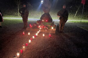 13.12.2024. Sandomierz. Rocznica wprowadzenia stanu wojennego. / Fot. Grażyna Szlęzak - Radio Kielce