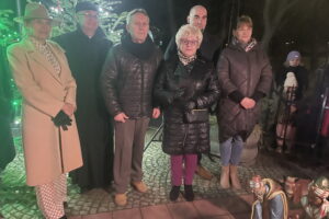 14.12.2024. Sandomierz. Szopka bożonarodzeniowa. / Fot. Grażyna Szlęzak - Radio Kielce