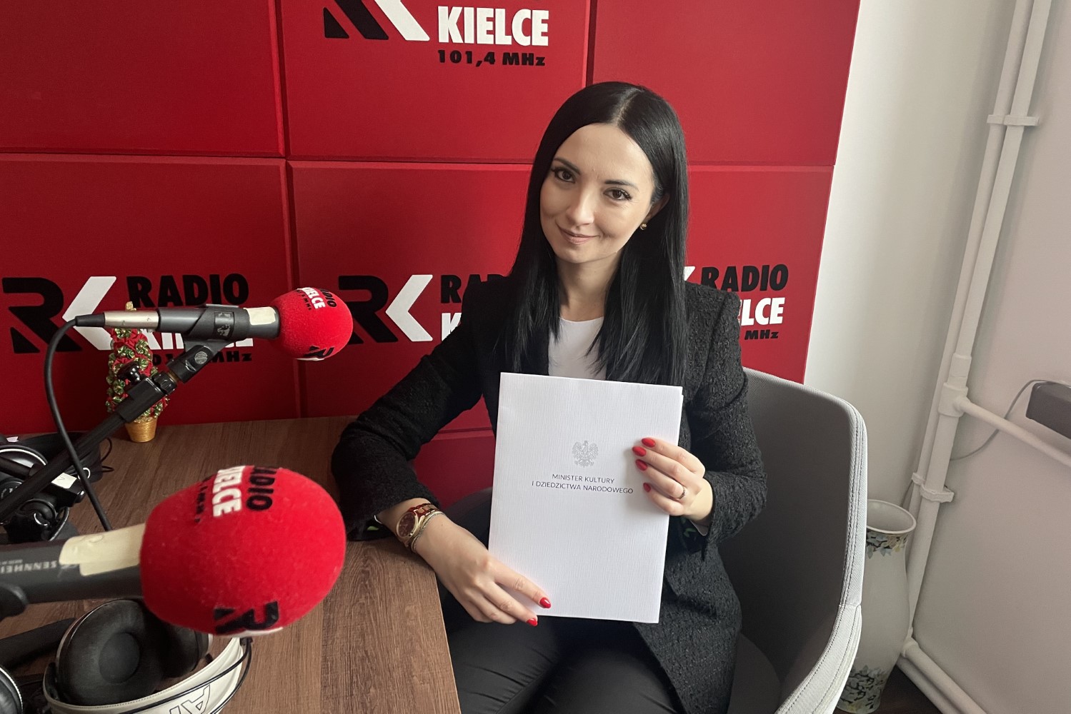 Kinga Kędziora - autorka projektu badawczego na temat koprzywnickich bzików / Fot. Grażyna Szlęzak - Radio Kielce