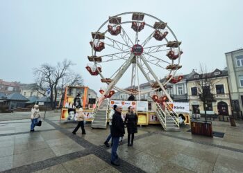 Zobacz panoramę miasta z koła młyńskiego