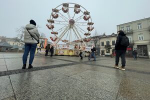 28.12.2024. Kielce. Koło młyńskie. / Fot. Jarosław Kubalski - Radio Kielce