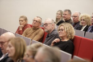 12.12.2024. Kielce. Bilbioteka UJK. Promocja książki profesora Adama Massalskiego - "Uczone gawędy o uczonych" / Fot. Jarosław Kubalski - Radio Kielce