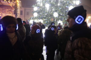 Silent Disco na Rynku zgromadziło prawdziwe tłumy - Radio Kielce