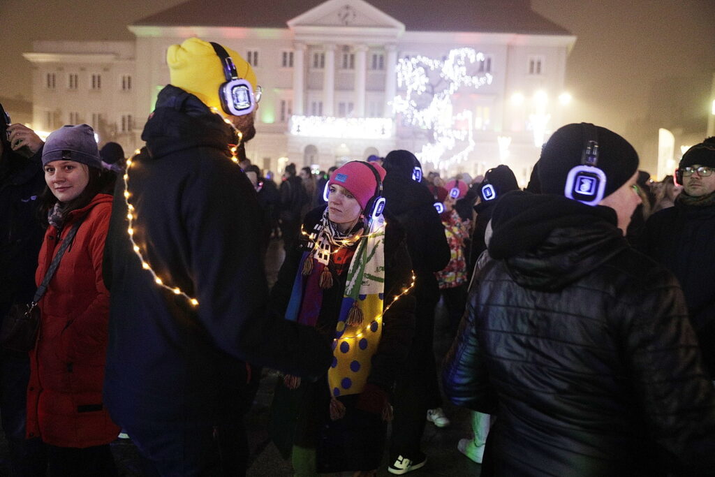 Silent Disco na Rynku zgromadziło prawdziwe tłumy