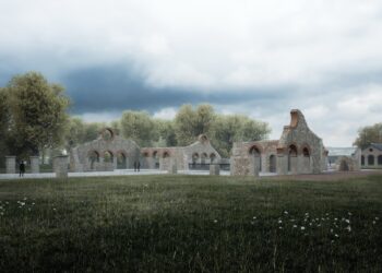 Nietulisko Duże. Walcownia po renowacji - wizualizacje / Fot. Lech Łodej - Facebook