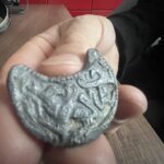 Plakietka ołowiana / Fot. Grażyna Szlęzak - Radio Kielce