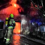19.12.2024. Ruda Maleniecka. Pożar / źródło: straż pożarna