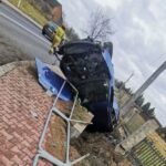 20.12.2024. Sośniczany w powiecie sandomierskim. Wypadek / Fot. KPP w Sandomierzu