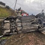 20.12.2024. Sośniczany w powiecie sandomierskim. Wypadek / Fot. KPP w Sandomierzu