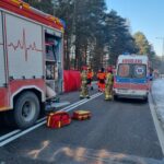 Śmiertelny wypadek w Bocheńcu. W akcji śmigłowiec LPR
