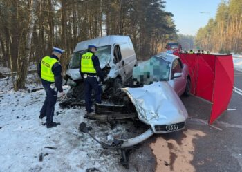 Śmiertelny wypadek w Bocheńcu. W akcji śmigłowiec LPR