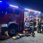 Pożar hali produkcyjnej w Końskich - Radio Kielce 25.01.2025. Końskie. Pożar / Fot. KP PSP Końskie