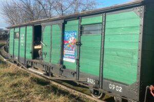 26.01.2025. Starachowice. Przejazd kolejką wąskotorową w ramach WOŚP / Fot. Anna Głąb - Rado Kielce