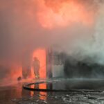 Ogień w szkółce drzew - Radio Kielce 13.01.2025. Suchowola. Pożar / Fot. Straż Pożarna