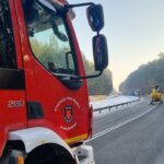 20.01.2025. Bocheniec. Wypadek / źródło: PSP Jędrzejów