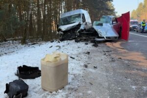 20.01.2025. Bocheniec. Wypadek / źródło: policja